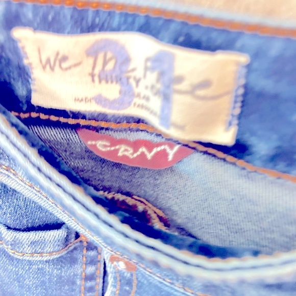 Free People, Curvy, Sailor tie cinch back, ultra hip loving, bell bottoms - Picture 6 of 9